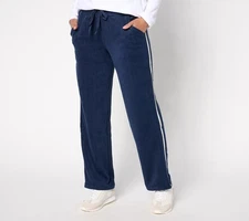 Cuddl Duds Fleecewear with Stretch Lounge Pant Oxford Navy M New