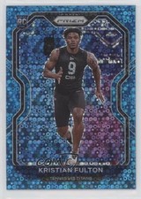 2020 Panini Prizm Rookie No Huddle Blue Prizm 59/79 Kristian Fulton #397 n0c