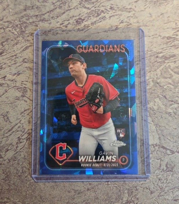 2024 Topps Chrome Update Sapphire Edition - Rookie Debut Gavin Williams #USCS294