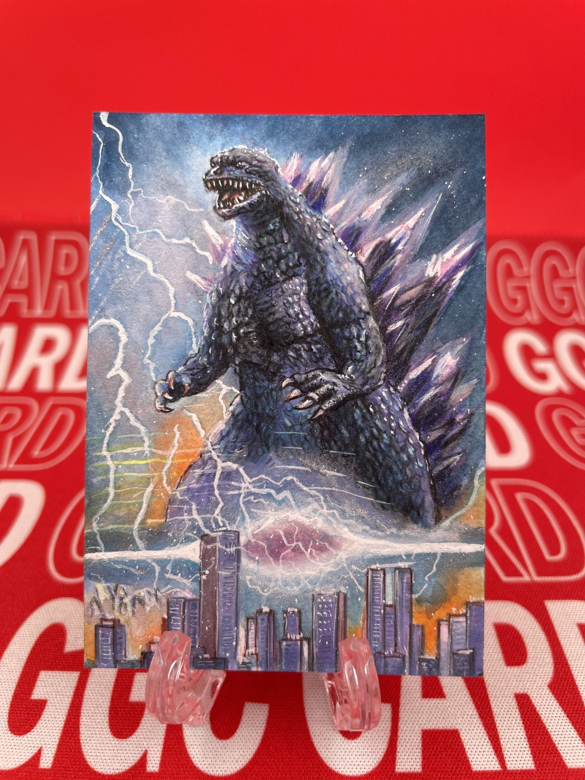 GGC Studio Godzilla Artist Hand Drawn Auto Sketch Card 1/1
