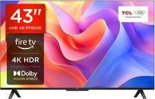 TCL 65T6C-UK QLED 4K HDR TV, Fire TV (Smart TV with Dolby Vision & Atmos