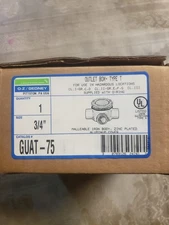 OZ-GEDNEY GRT75 / GUAT75  3/4" EXPLOSION PROOF TYPE GUA OUTLET BOX LOC-132-Q