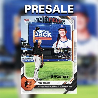 Pete Alonso Warm Welcome In Queens Return 2026 MLB Topps NOW Card 675 PRESALE