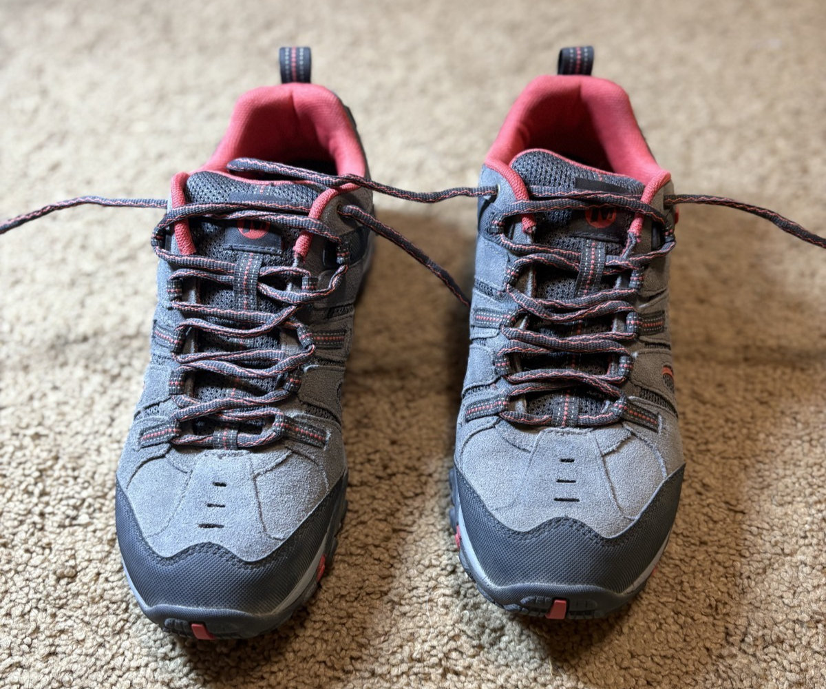 Merrell Scarpe da Escursionismo Donna Taglia 8 Rosso e Grigio Crosslander Impermeabili