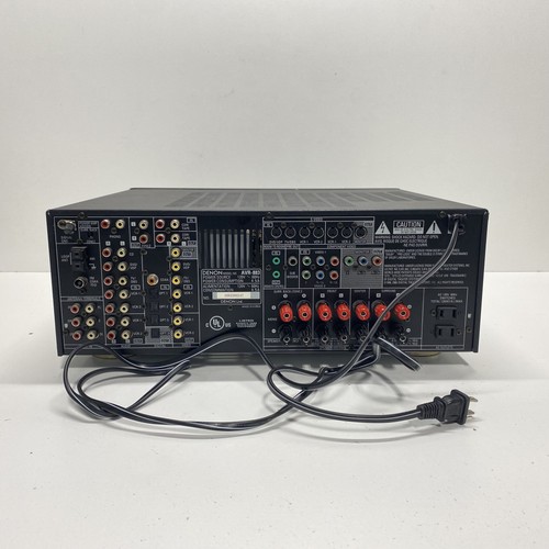 Denon Black Surround Receiver Home Audio Theater - Picture 2 of 7