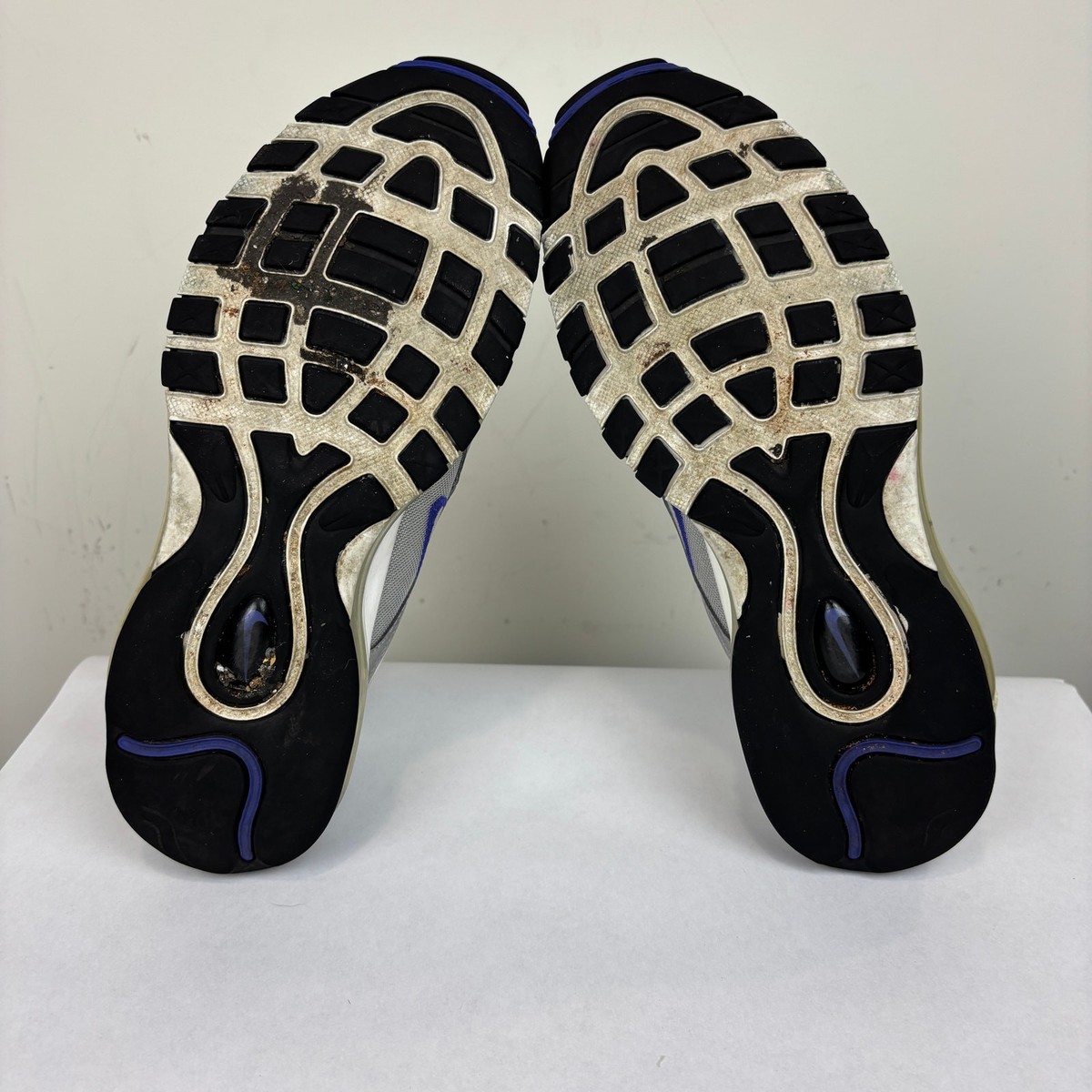 Nike Air Max 97 Purple Bullet Sneakers Shoes Men\'s 9 Walk Run Comfort Work Air Max 97 Persian Violet / Purple Bullet 2021 Unboxing & On  main image 4