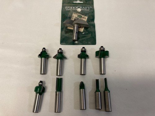 Woodcraft Router Bit Set – Excellent! – SHIPS FREE!