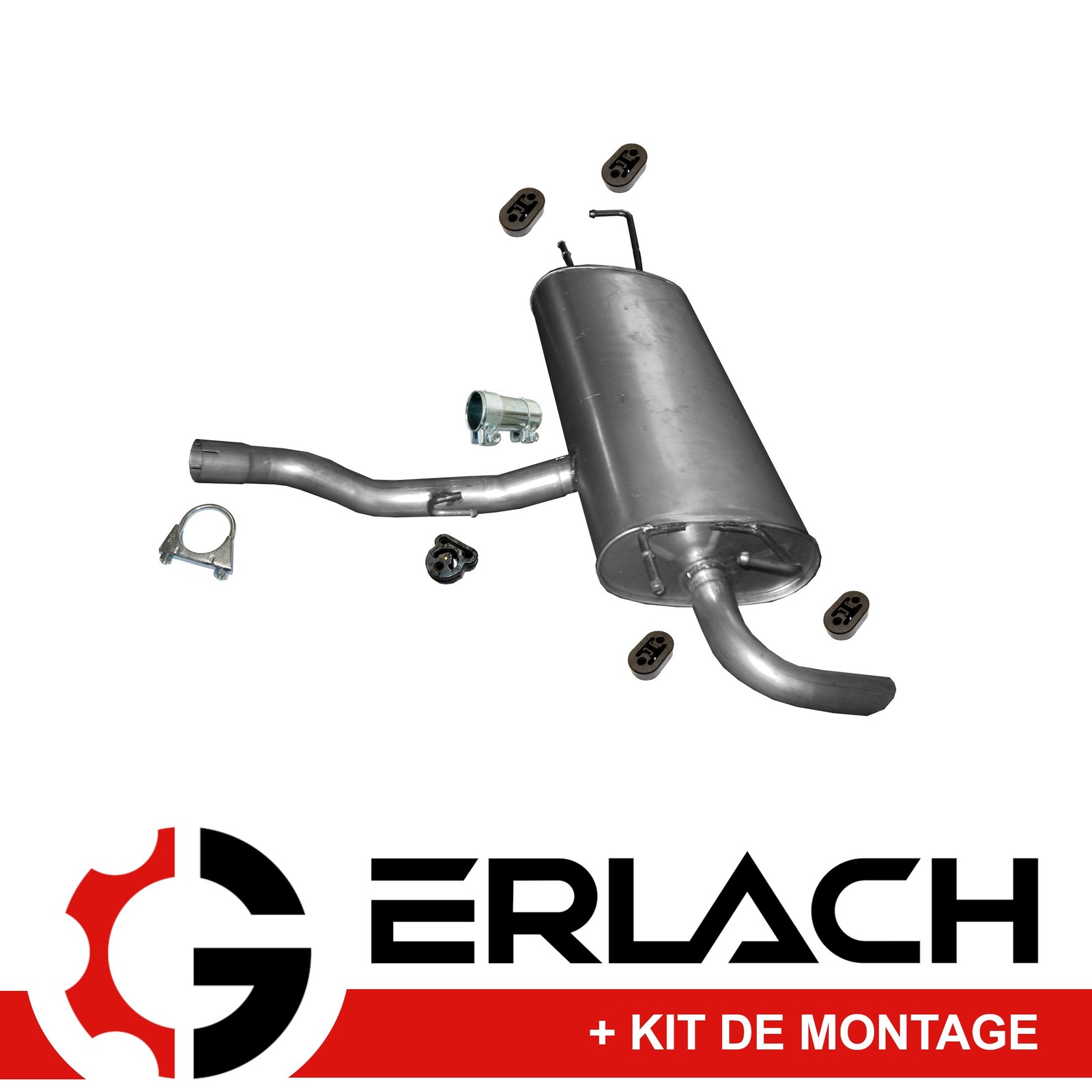 Silencieux arriere pour Renault Koleos I 2.5 4x4 acier renforce durabilite premium 9767
