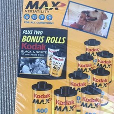 Kodak Max Versatility 35mmColor 400 Film 24 Exposure 10 Rolls Expired 2004