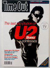 U2 Meryl Streep TIME OUT magazine November 1992 Patrick Caulfield SHARON STONE