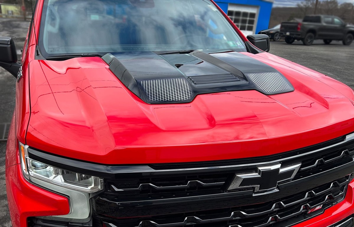 Chevy Silverado Trail Boss ZR2 FRONT Hood Scoop Air Duct Vent