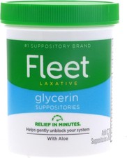 Fleet Fleet Glycerin Suppositories Adult, 50 each Pack of 2 by Fleet