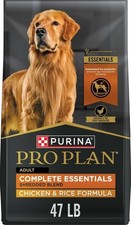 Purina Pro Plan Adult Shredded Blend Chicken & Rice  Dry Dog Food, 47-lb bag 2.34 per pound