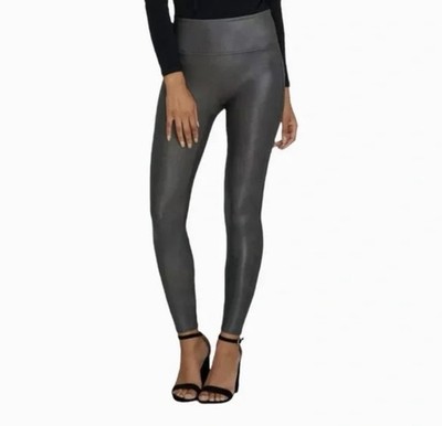 SPANX Faux Leather Leggings, Gray, XS
