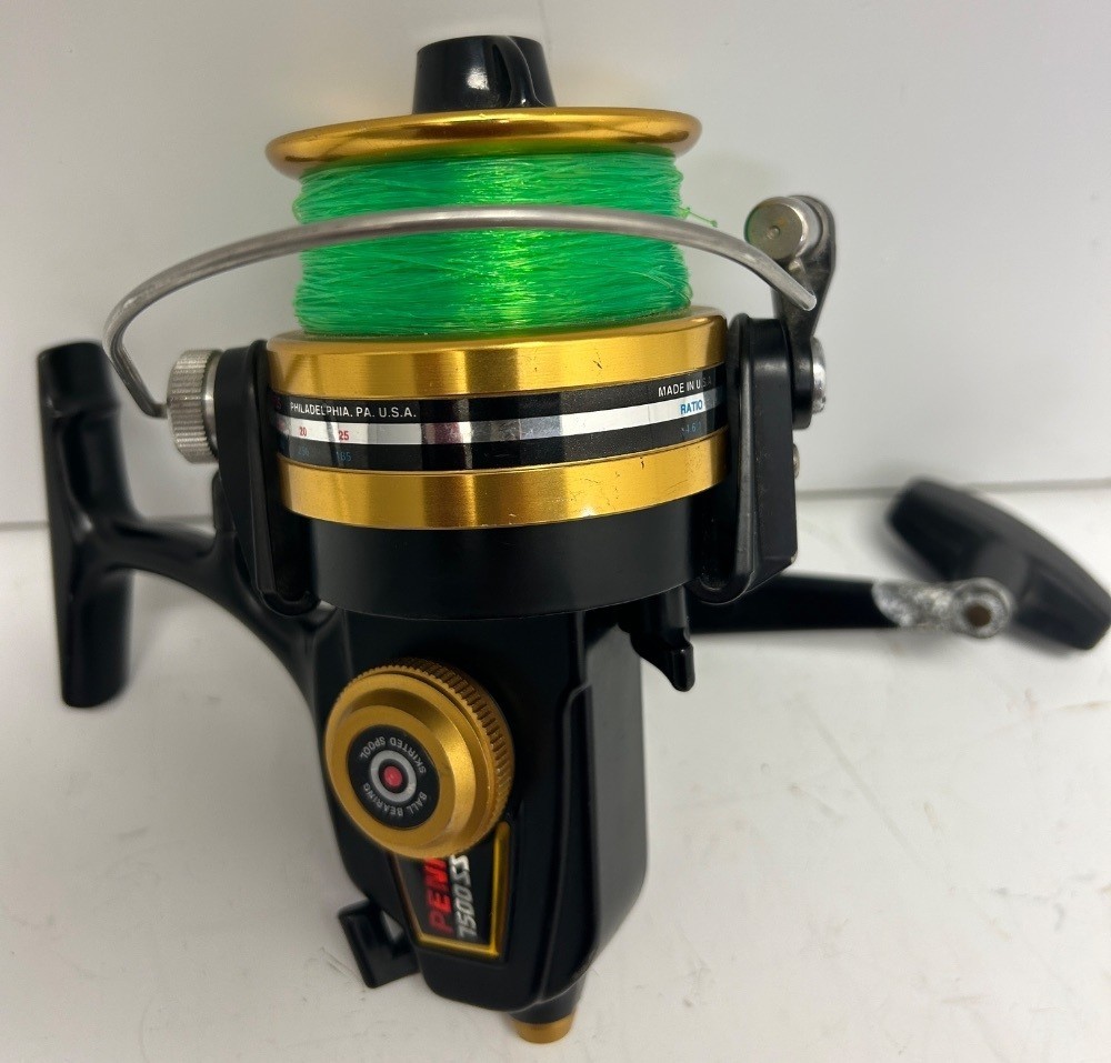 Vintage Penn 7500SS High Speed Salt Water Spinning Reel 4.6 1 Made