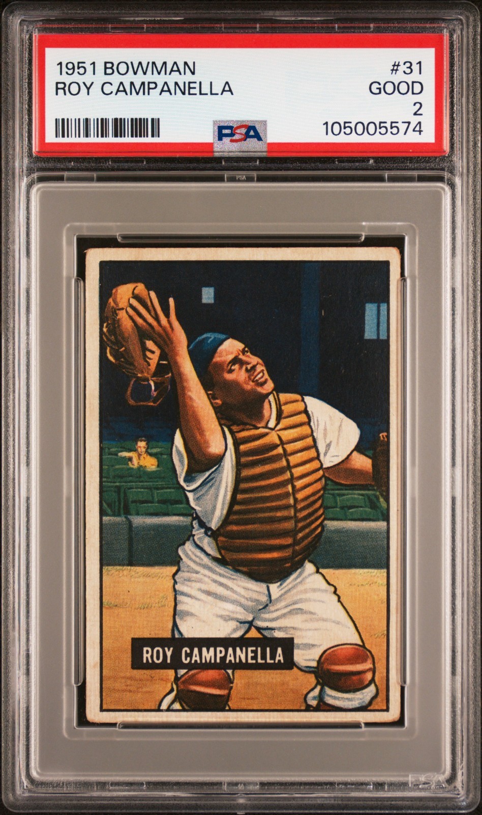 1951 Bowman Roy Campanella #31 PSA 2