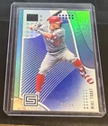 2019 Panini Chronicles Status Mike Trout #13 Blue Los Angeles Angels #/99
