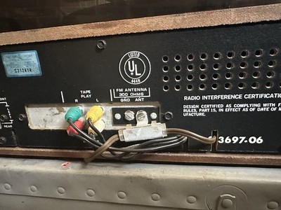 Vintage Zenith Allegro Stereo phono Turntable 8-track - No