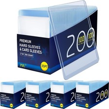 1000 Hard Plastic Card Sleeves, Premium Baseball Card Protectors, 3