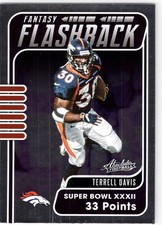 2020 Panini Absolute #FF-TD Terrell Davis Fantasy Flashback Denver Broncos