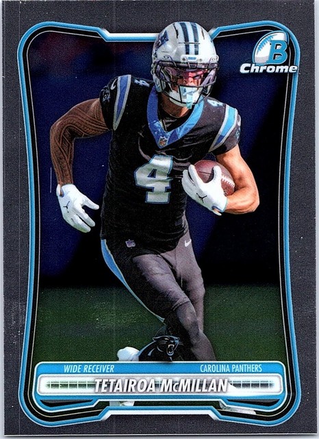 2026 Bowman - Tetairoa McMillan Chrome #BCV-14 - Carolina Panthers