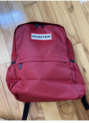Hunter Original Nylon Backpack 16L Water Resistant Red Color Bag