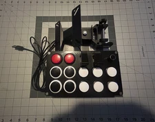 Sim USB Button Box+Clamp - 12 Button, 2 Switch, 1 Dial | Racing Flight Truck PC