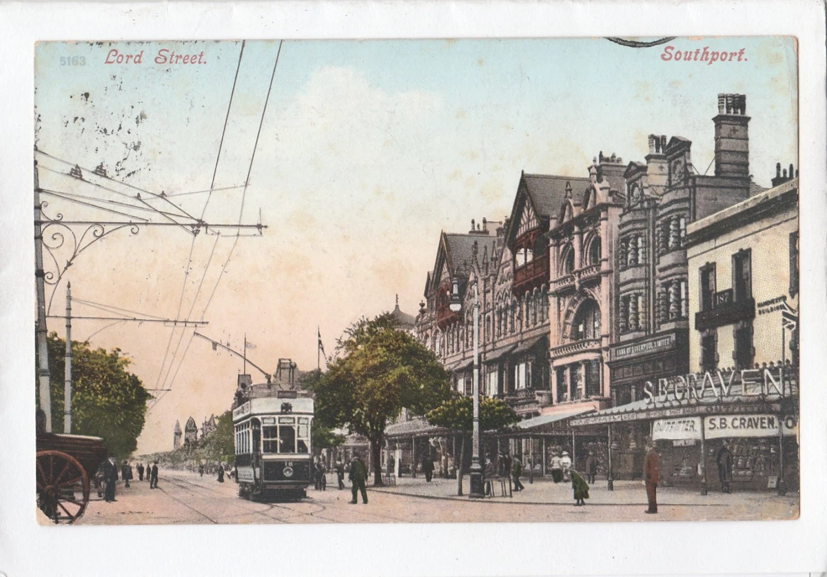 Carte Postale Ancienne - Ainsdale Lido, Southport - Voitures Anciennes - Lancashire, Angleterre