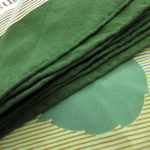 Christian Dior Vintage Scarf Rose Pattern Floral Green Women's Authentic thumbnail 4