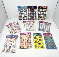 Vintage Lot 13 Sandylion Stickers Thomas Train Disney Shark Tale Marvel As Is