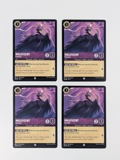 Disney Lorcana Maleficent Sorceress x4 MINT Set First Chapter Common 49/204 TCG