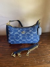 Coach Denim Teri Shoulder Bag