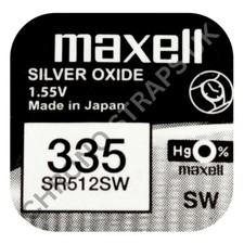 Maxell 335 / SR512SW Silver Oxide Watch Battery