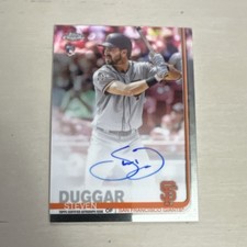Steven Duggar 2019 Topps Chrome Rookie Autograph #RA-SD San Francisco Giants