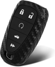 1 Pc Key Fob Cover Case Compatible with Blazer Camaro Cruze Equinox Malibu Sonic