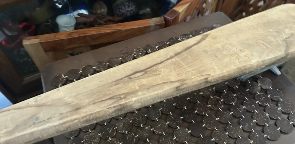 Antique Sleeve Ironing Board PAT Feb. 17. 1903 Cast Steel Clamp 24 1/2 X4 3/4 - Image 2 of 4