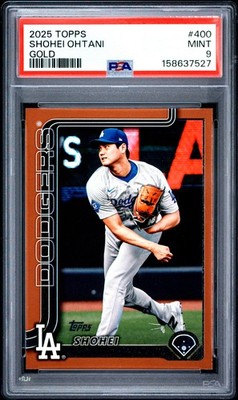 2025 TOPPS GOLD #400 SHOHEI OHTANI 725/2025 PSA 9