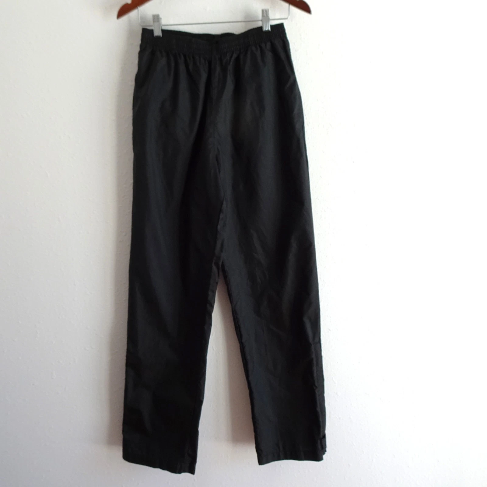 Columbia Rain Pants Men's Size S Black Waterproof Packable Leg Zippers