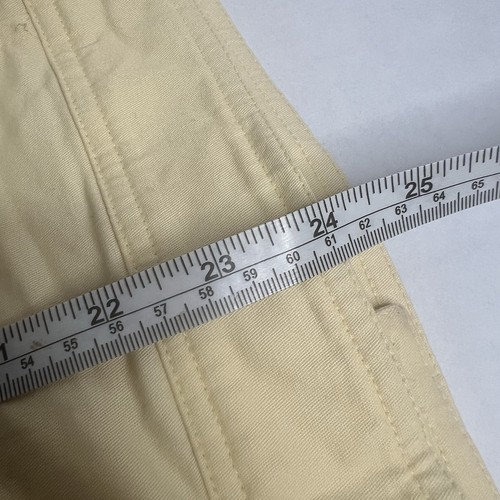 The TOG Shop Women's Jacket Sz L Stretch Canvas Denim Style Butter Yellow Color - Picture 6 of 7