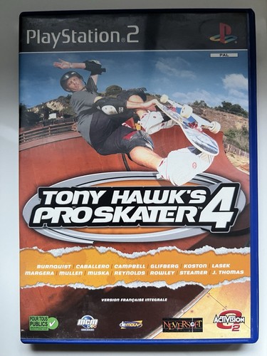 Tony Hawk's Pro Skater 4 - Version Française - PS2 - Complet Avec Boîtier Et Notice