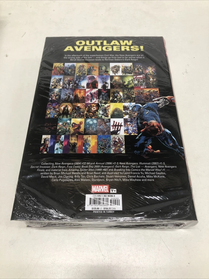 The New Avengers Vol 2 (2025) Marvel Omnibus HC | Bendis • Cheung • Yu • Immonen - Image 2 of 4
