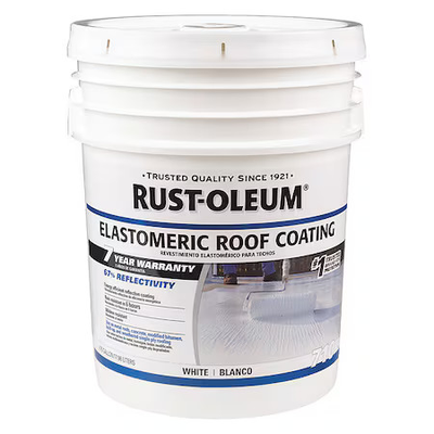 #ad #ad Rust Oleum 301994 Elastomeric Roof Coating 4.75 Gal. White Surface: Metal $104.99