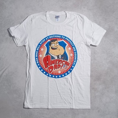 American Dad Stan Smith T-Shirt Herren Unisex Medium Grafikdruck Gildan Softsyle