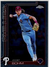 2025 Topps Chrome Baseball Alec Bohm No. 57 Philadelphia Phillies