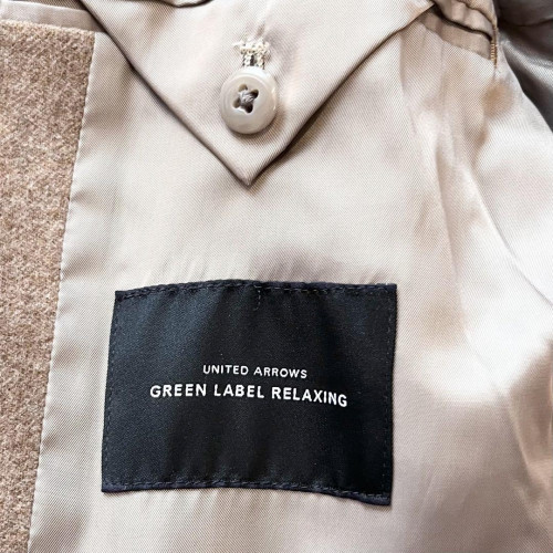 Green Label Relaxing Loro Piana Chester coat, beige, M | eBay