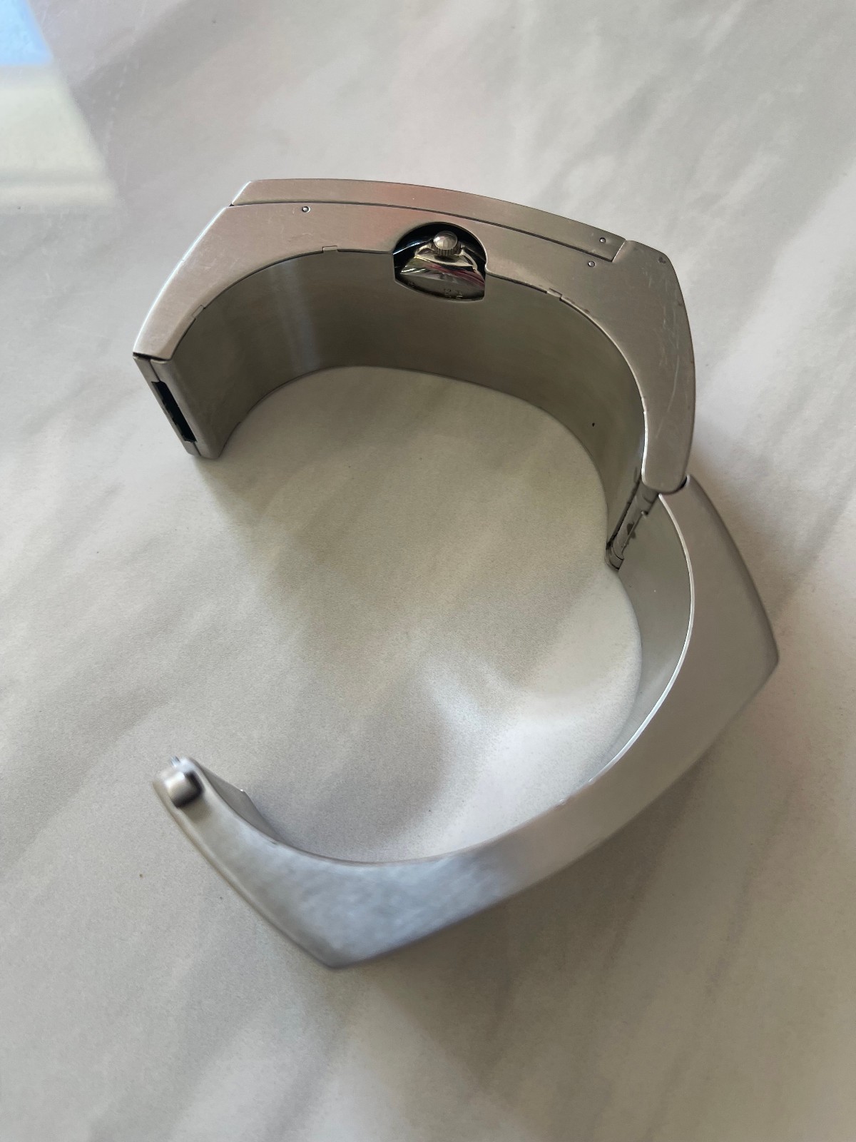 2001 SWATCH IRONY LADY XOANON HOT/CHIC STAINLESS STEEL WATCH. RARE, COLLECTOR, image 6