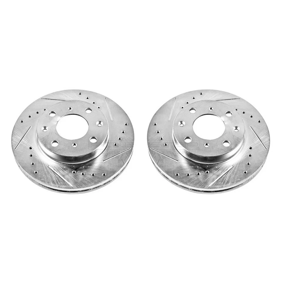 PowerStop JBR525XPR Brake Rotors For Honda Civic 1990-2000 Front - Image 2 of 4