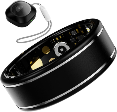 #ad Activity Tracker Ring for Men – Smart Ring with Heart Rate Spo2 Blood Pressure $252.99