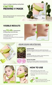 Dr.Melaxin CACTOX Cooling V-Up Mask 9.3g 4ea + Pore Relief Hydrogel Mask 4ea