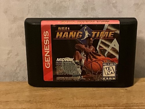 NBA HANG TIME SEGA GENESIS GAME ONLY CLEANED/TESTED GOOD